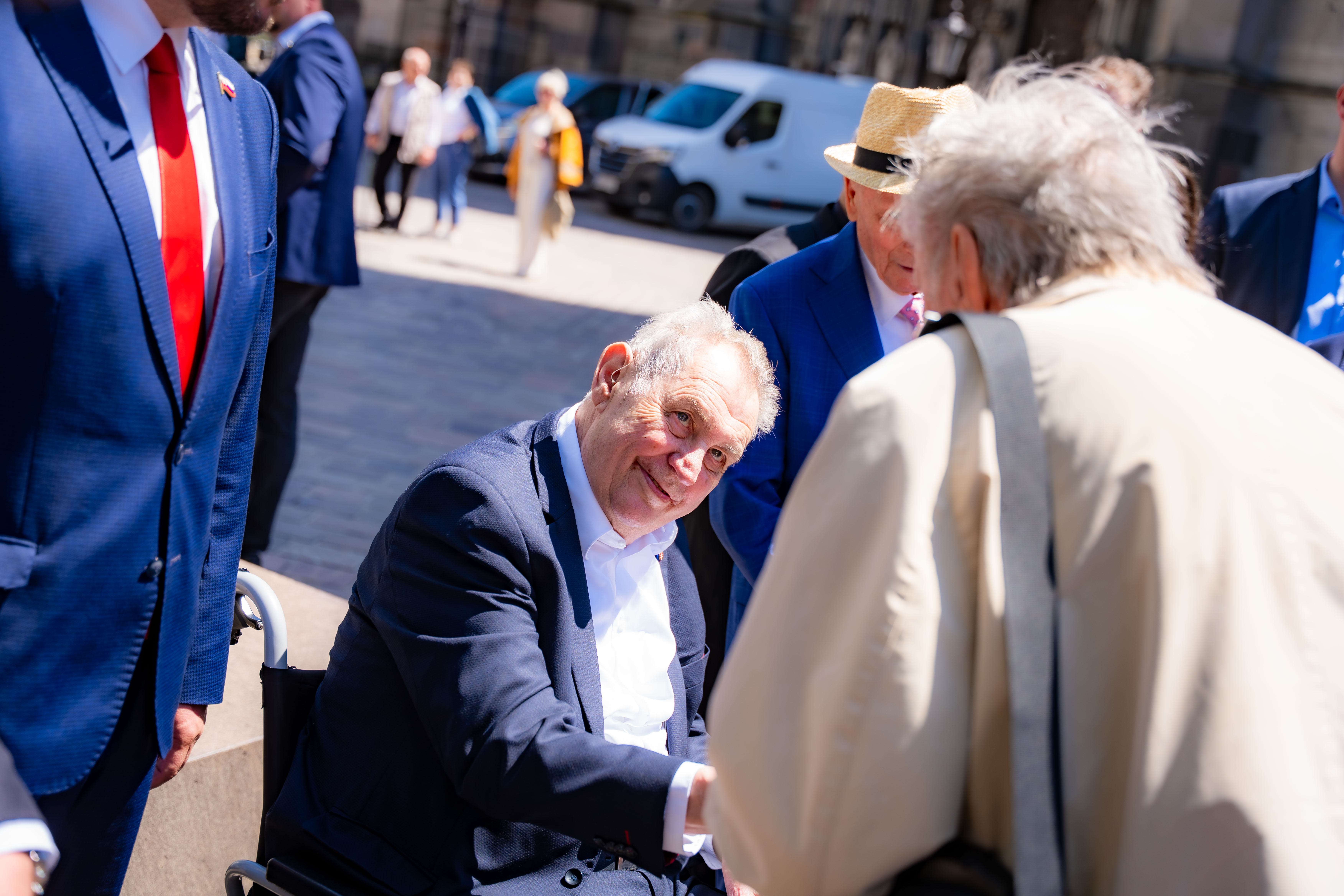Prezident ZEMAN V Kosiciach so Schusterom -1-63
